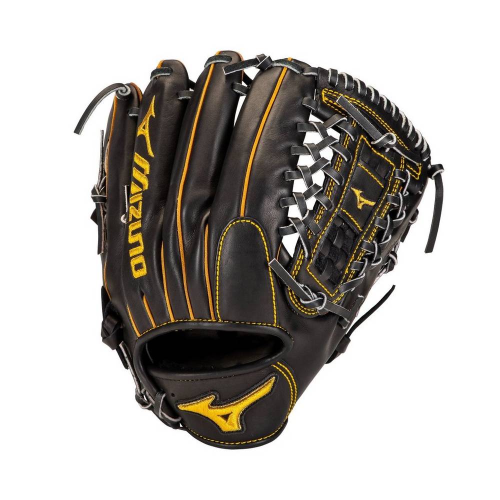 Mizuno Pro Pitcher’s 12" - Deep Pocket Férfi Kesztyű Fekete XIU689310